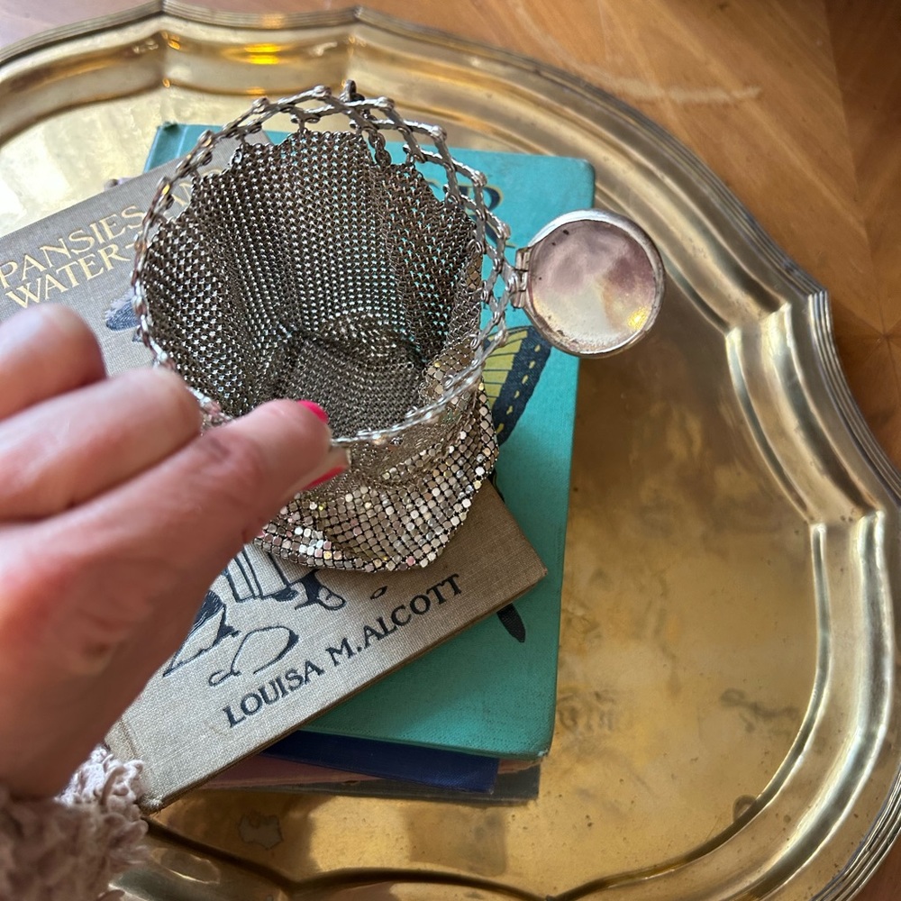 1930s Deco Metal Mesh Bag - Picture 11 of 12